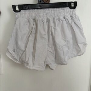 lululemon athletica Women's Light Gray Athletic Shorts